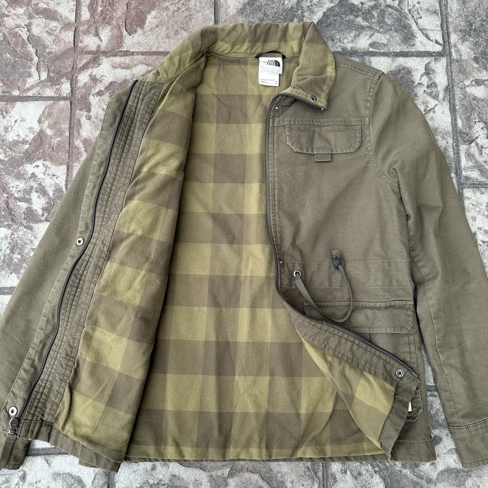 The North Face‎ Women's Size XS Field Jacket Army Green Stretch Utility Pockets - Picture 2 of 8